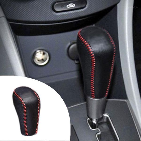

for verna 2010-2014 at 1pc pu leather hand brake shift knob cover gear case car interior decor shift knob shell1