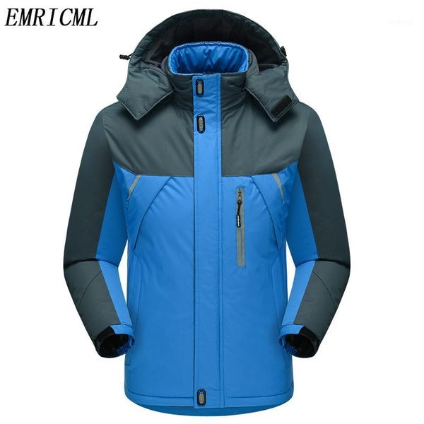 

men spring and autumn coat outdoor jacket windproof waterproof coat mountaineering hooded jacket windbreaker winter men1, Black