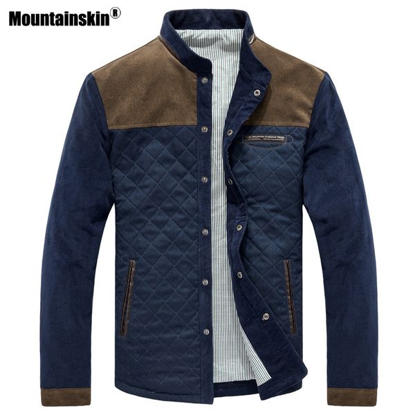 

mountainskin spring autumn men's jacket baseball uniform slim casual coat mens brand clothing fashion coats male outerwear sa507 1027, Black;brown