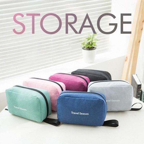 

purdored 1 pc solid color men washing bag waterproof women travel necessaire ladies makeup bag beauty cosmetic toiletry kit