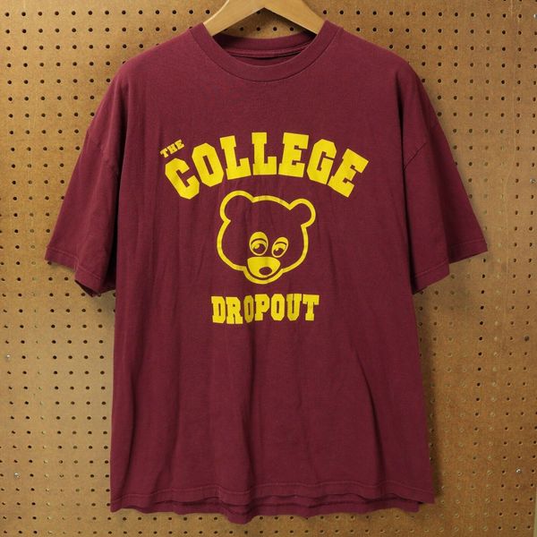 

vtg original rare kanye west the college dropout promo , fits xl 2xl anime hoodie designers t shirts sweatshirt