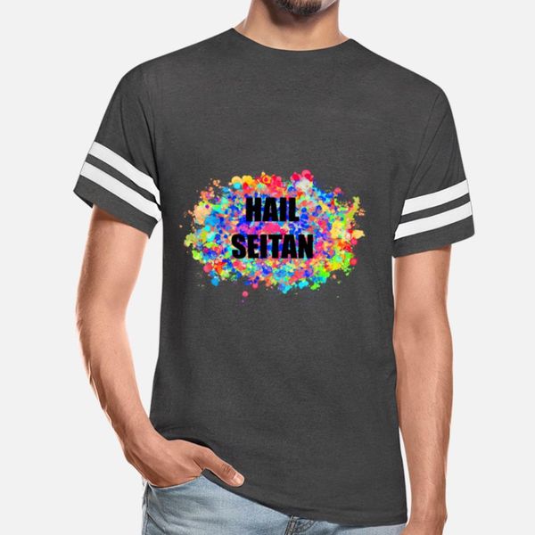 

радуйся seitan черный на красочный тенниска fun vintage vintage tracksuit фуфайки hoodie