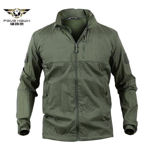 

men's jackets quick dry waterproof lightweight tactical skin jacket men summer camouflage army hooded windbreaker rain coat, Black;brown