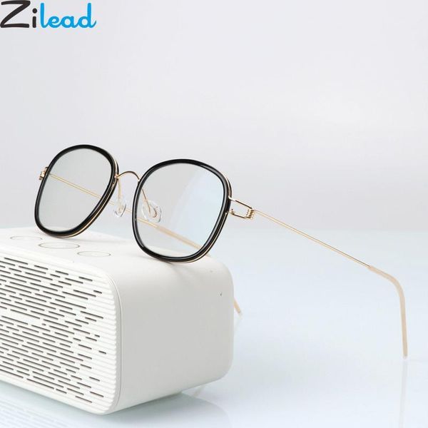 

Zilead Aspherical Photochromic Sun Reading Smart Metal Sunglasses Prebyopia Spectacles UV400 Shades Eyeglasses Unisex0to+4.01, White;black