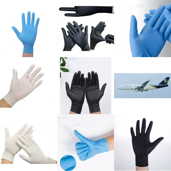 

pcs exam nitrile pack home waterproof disposable black 100pcs household school work garden prot 1jki
