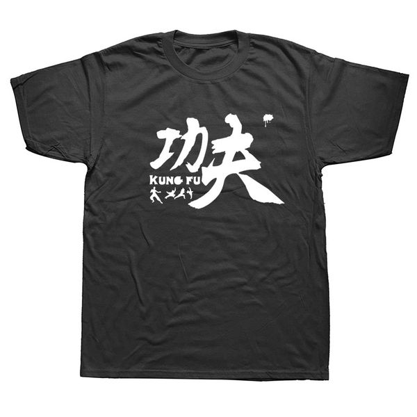 

sport funny chinese style kung fu graphic t shirts men summer cotton harajuku plus size o neck streetwear hip hop t-shirt