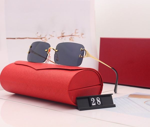 

selling fashion sunglasses uv400 protection rimless sunglasses popular fashion men woman large square glasses outdoors driving glasses 8, White;black