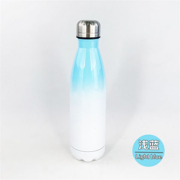 

diy sublimation 17oz cola bottle gradient color 500ml stainless steel cola water bottles double walled insulated flasks 68 m2