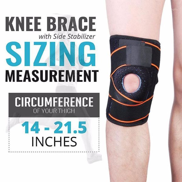 

elbow & knee pads for sports brace men women with side stabilizers patella gel support braces arthritis1, Black;gray
