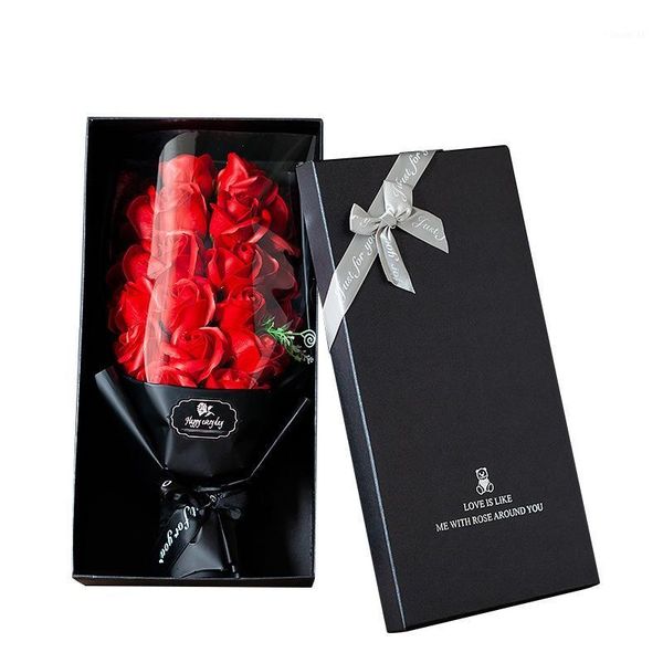 

rose soap gift box wedding gift colorful soap rose flower natural preserved for anniversary birthday accessories15 m .1