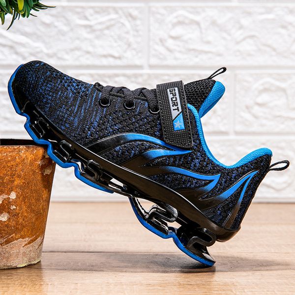

running lightweight children's sneakers comfortable blades soles child breathable kids shoes for girls size 29-39, Black;red