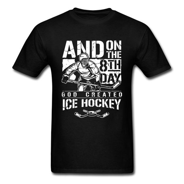

на 8-й день бог создал ice game смешные tops письмо tshirt черный белый тис урожай графический спортивный толстовка с капюшоном hoodie мужчи