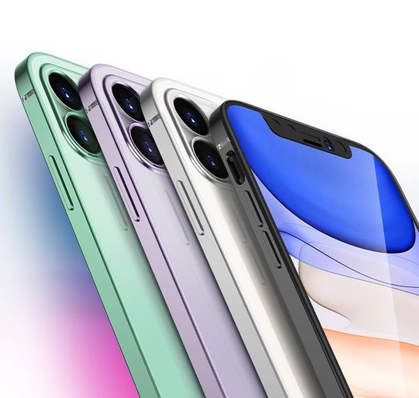 

classic square frame plating case for iphone 11 pro max x xs xr 6/7/8 plus slim soft crystal clear transparen qylfbk dh_niceshop