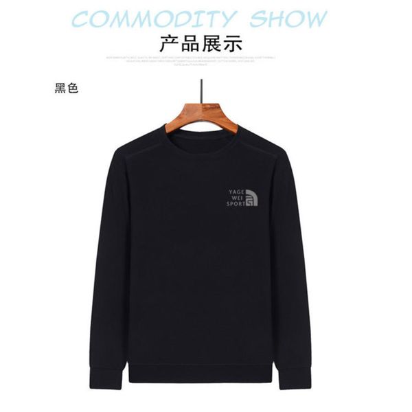 

color agway roman autumn tencel new solid casual sports sweater men's round neck, Gray