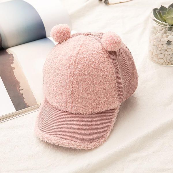 

2019 новая детская шапка милый медведь ушная шляпа осень зима хлопок бейсболка повседневная капсула snapback bbyrok alice_bag, Black;white