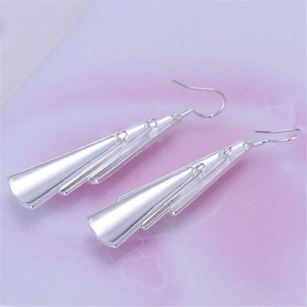 

retro triangle charms earrings beautiful silver color jewelry for women lady gift wedding party nice cute jewelry e015 h sqcajt, Golden