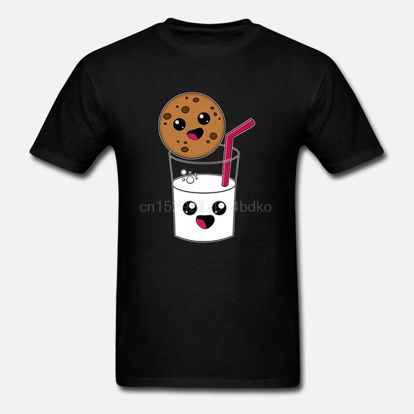 

men cute kawaii milk with cookie food printed hoodie designers t shirts sweatshirt