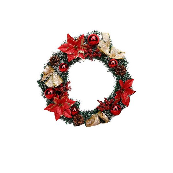 

christmas wreath christmas decoration door hanging rattan circle wreath home decor farmhouse navidad puerta