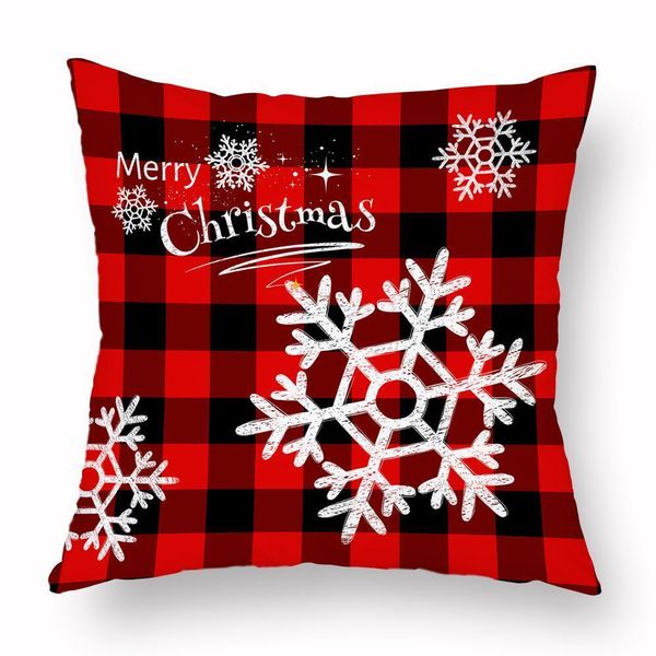 

xmas pillow case plaid merry covers christmas tree deer truck cushion home party decorative 16 styles dha2274