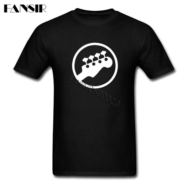 

xs-3xl bass headstock гитара geek тис рубашка для мужчин с коротким рукавом crewneck мужские футболки команды верхняя одежда спортивная с ка