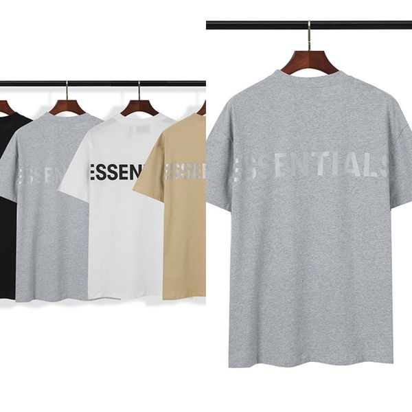 

gaojiechao brand fog double thread essentials 3m reflective stamping letter short sleeve t-shirtslim fit fashion floral print dress, White;black