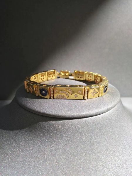 

bangle bracelet love star moon square designer watches women men couple fashion designer watche wedding party thanksgiving day valentine jew, Black