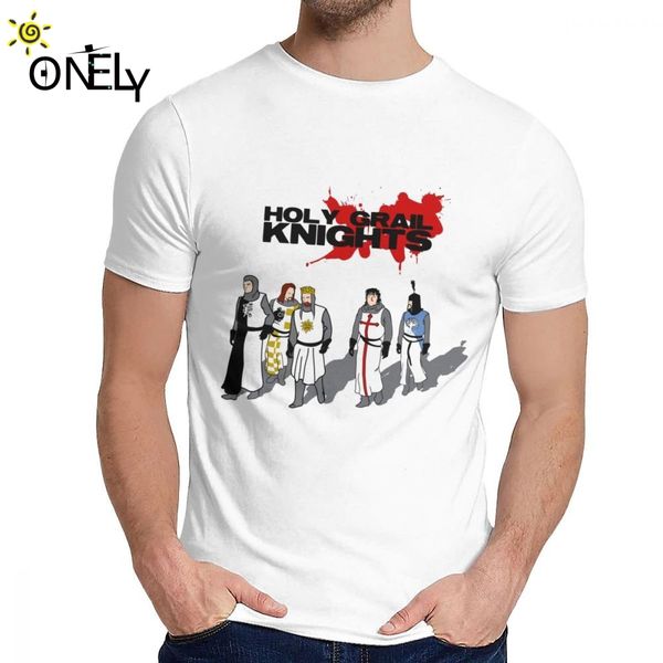 

sport male t-shirt holy grail knights templar quality cotton fashionable man's o-neck hip hop short sleeve