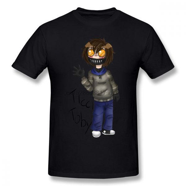 

слендермен футболка chibi ticci toby футболка высокий мужчины tee shirt плюс размер graphic basic с коротким рукавом футболки спортивные тол