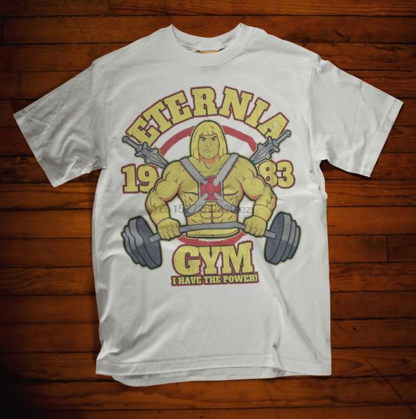 

он человек футболка eternia gym power tv skeletor обучение 80s 90s тройник спорт толстовка с капюшоном толстовка