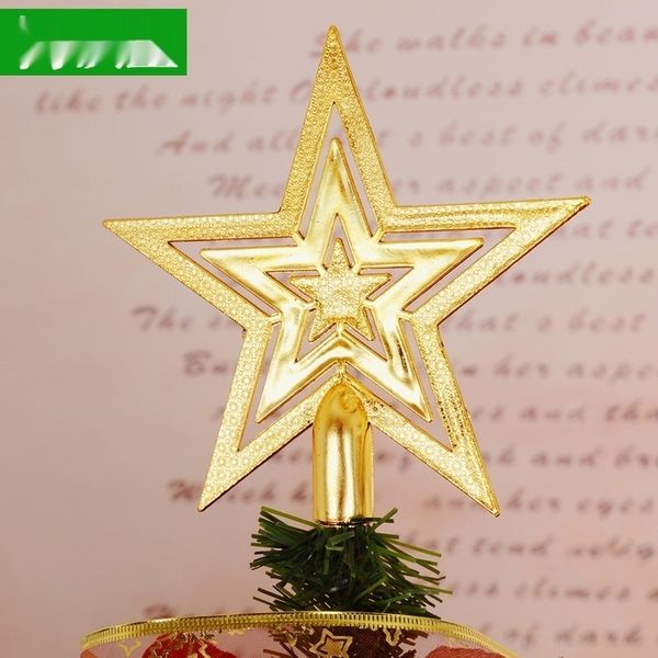 

3xulo decorations christmas tree three pendant hollow dimensional pendant out gold tree star lg77o pentagram multi size plastic