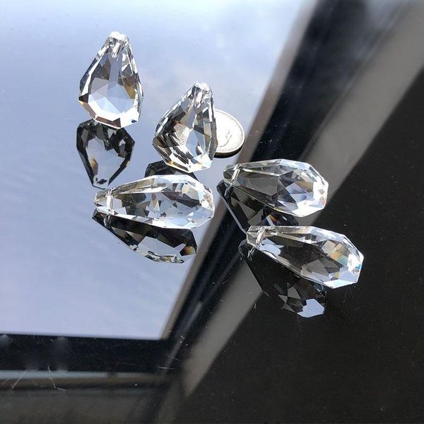 

5pc clear crystal chandelier prism glass suncatcher faceted diy drop pendant 38mm hanging ornament 5pc clear h bbyejx