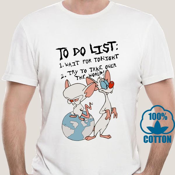 

2589a new pinky and the brain shirt cartoon usa size em1 sport hooded sweatshirt hoodie