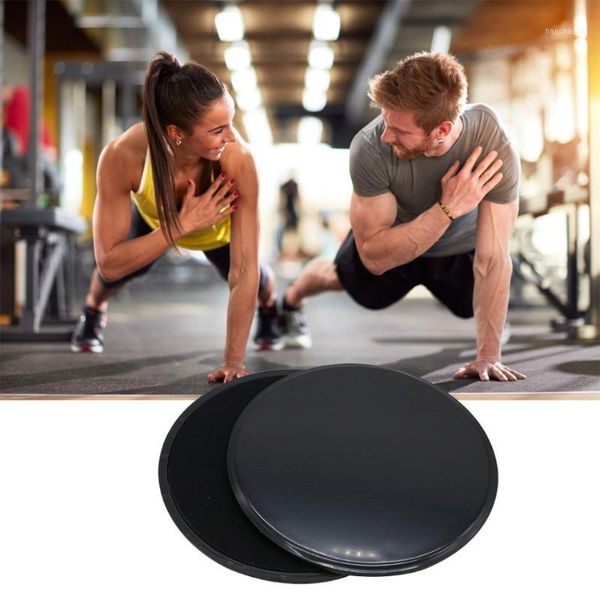 

yoga mats 2pcs/lot fitness sliding gliding discs mat abdominal trainersexercise equipment of circular triangle plate1