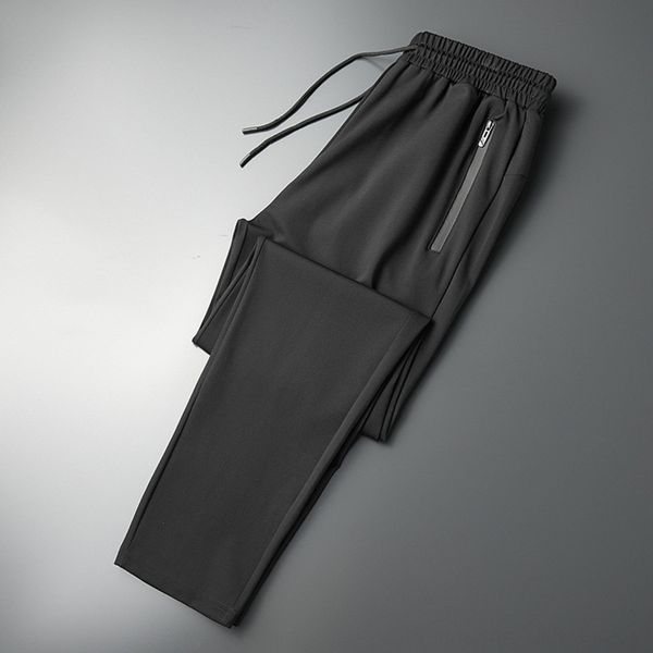 

men's casual autumn winter plush knitted new large size sanitary straight health and sports pants casual pants sports pantspants eg16a, Blue