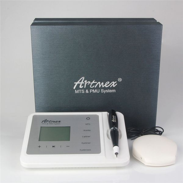 

factory price artmex v9 eye brow lip rotary pen mts pmu system with tattoo needle 2020 makeup tattoo machine