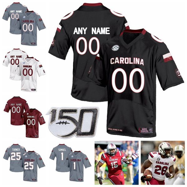 

south carolina gamecocks college football jerseys jared cook sherrod greene randrecous davis sadarius hutcherson jay urich custom stitched, Black