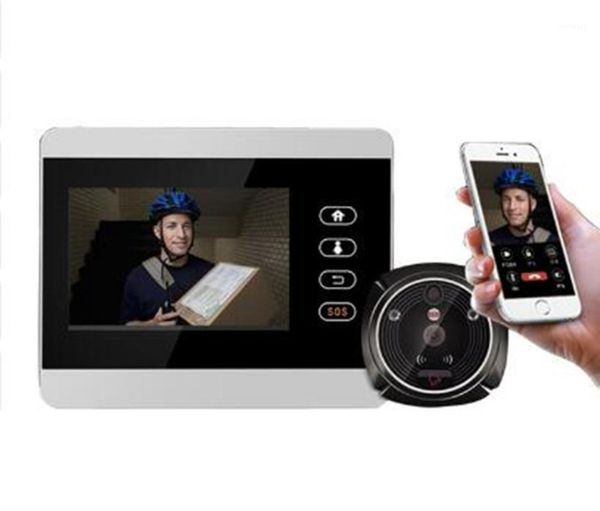 

3.7/5/7 inch wifi gsm dual purpose video door phone peephole viewer1