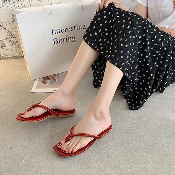 

cinessd 2020 summer women slippers fashion thin belt design ladies flat sandals woman casual outside flip flop beach slides1, Black