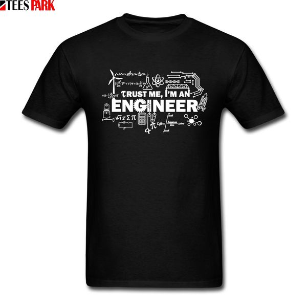 

черная рубашка trust me я инженер печатный тройники tshirts мода новый бренд подростковый сумасшедшие футболки низкая цена спорт толстовка с