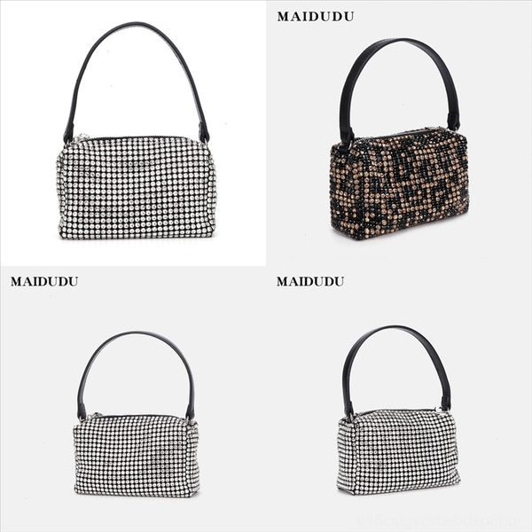 

uabbd fashion sequin threesmall and large womens set bag handbag embossed all-match handbag portable shoulder
