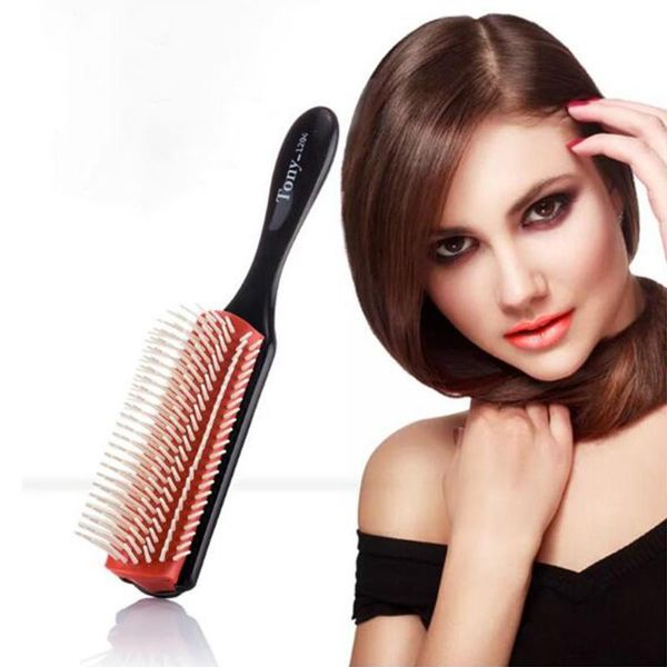 

hair brushes bellylady styling brush women men scalp massager comb salon hairdressing tool, Silver