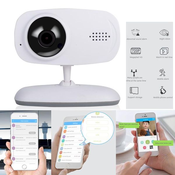 

2020 новый wifi смарт радионяня аудио беспроводной ночного видения для ios и android app multi-язык с английского руководства