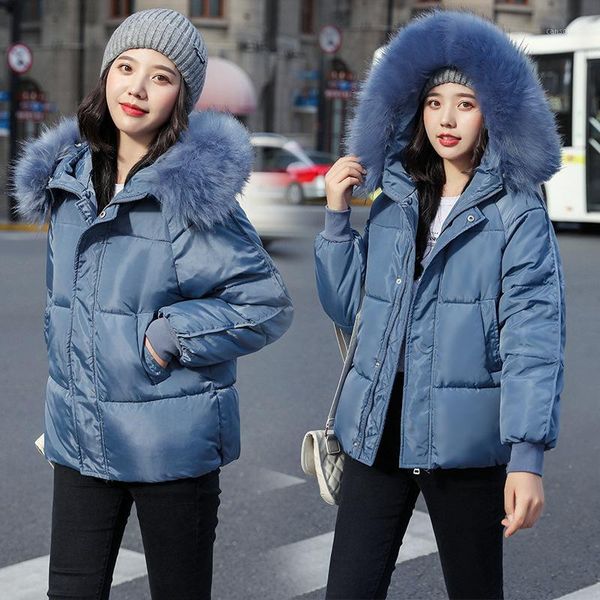 

2019 winter casual parkas women jacket cotton warm thick ladies hooded coat female hat fur collar coats parka jackets clothing1, Tan;black