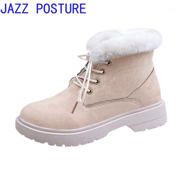 

boots winter fashion cotton women's suede lace up shoes q3421, Black