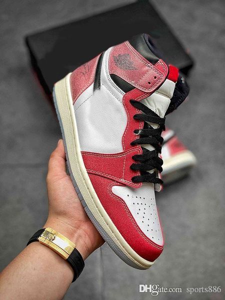 

air authentic trophy room 1 high og sneakers white varsity red sail black retro men 1s outdoor sports shoes with box 40-47.5 da2728-100