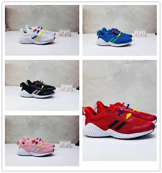 

fortarun 2019 new k trainer children running shoes boy girl young kid sport sneaker size 28-35, Black