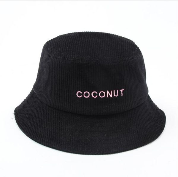 

wide brim hats female corduroy fisherman hat autumn japanese tour suntan sunshade korean version of the trendy casual pot wint, Blue;gray