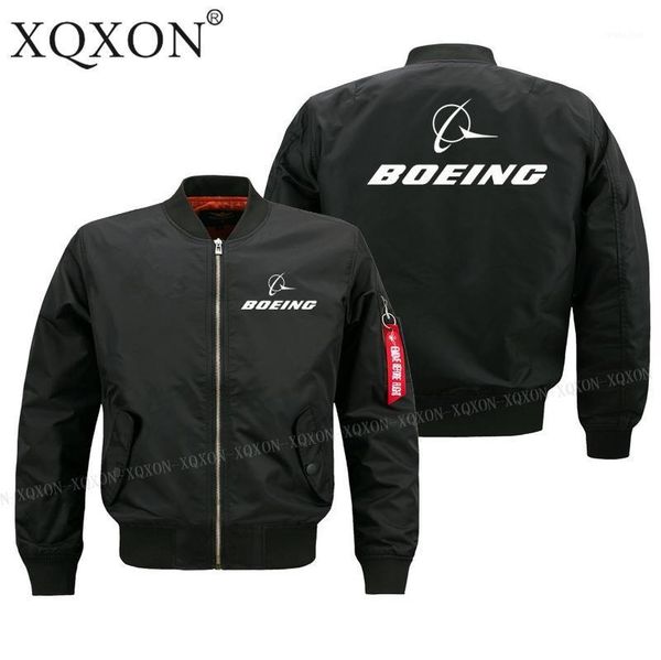 

autumn winter pilot man jacket new printed boeing aircraft design men coats jackets s-6xl j3221, Black;brown