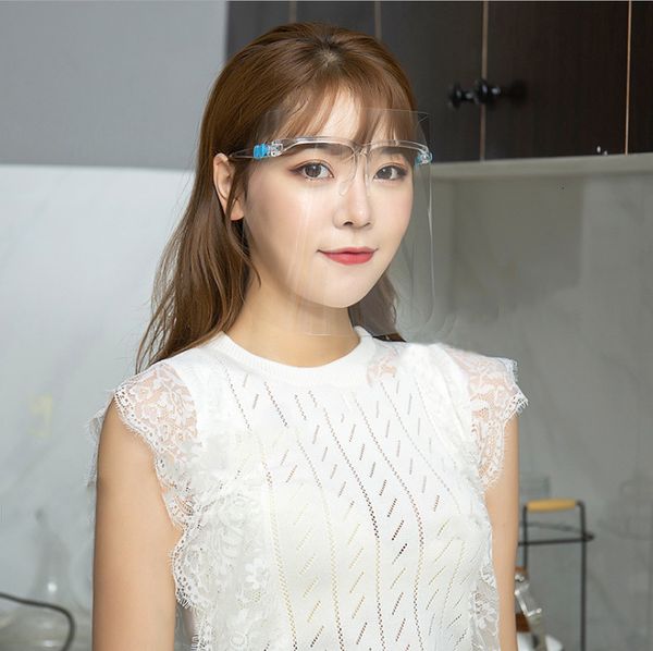 

1 day ship pet material protective shield cover clear mask full face protection prevent splashing safety