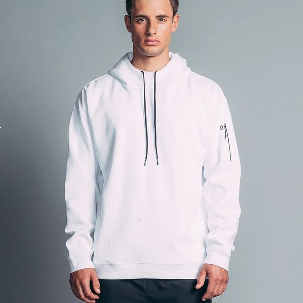 

2021 new the latest with zip-up pocket earpiece hoodie oversize male pullovers'fashion solid color c 1fll zx8f, Black
